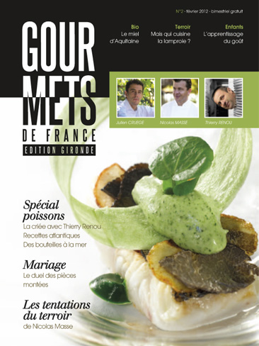couverture du magazine gourmets de france 2